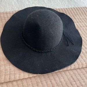 Wool black hat